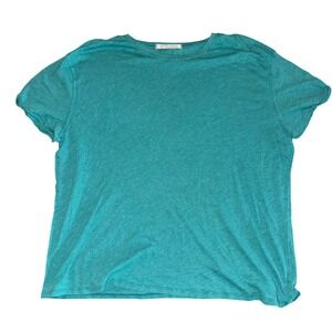 We The Free (Free People) Teal Short Sleeve T-shirt Size Small